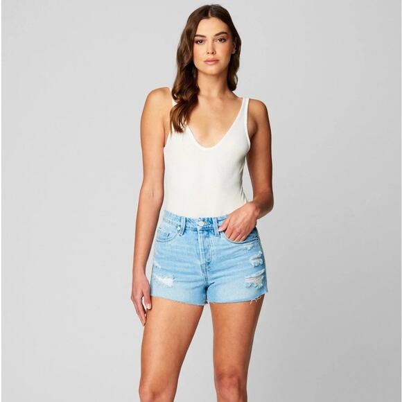 BLANKNYC Barrow Vintage High Rise Short - Read My Lips Size 28 (6) - Picture 3 of 7
